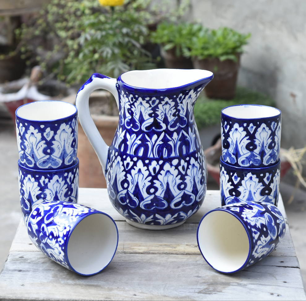 Iconic Blue Water set for 6 person Safalina