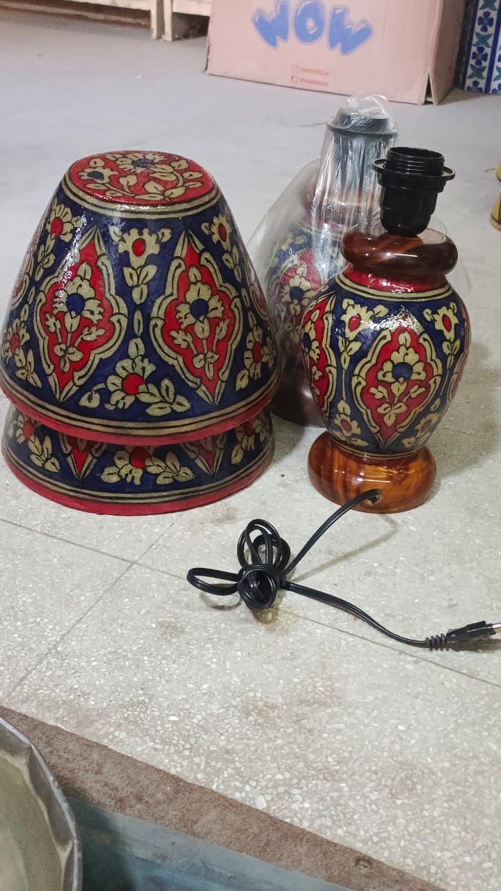 16 inches Camel Skin Lamp Safalina