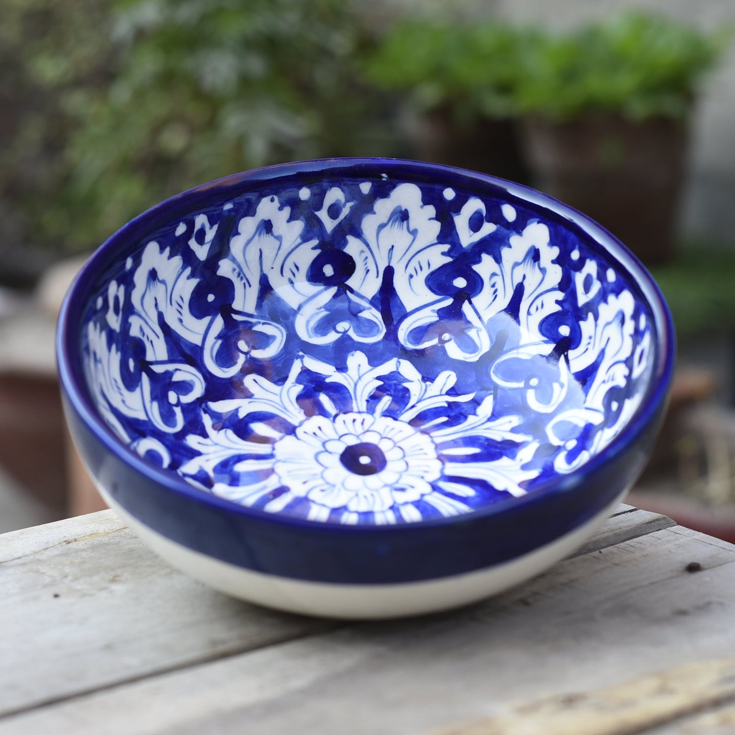 Iconic Blue 6 person Dessert Set/Soup Set Safalina