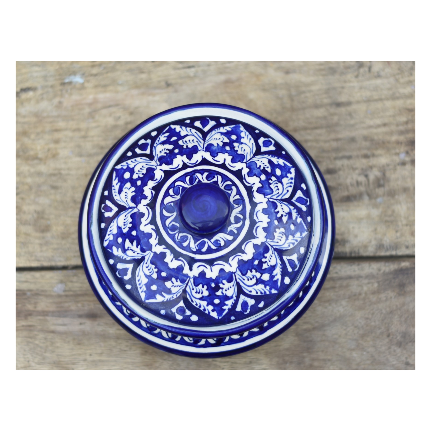 Classic Blue Handi/Traditional Pot|Blue Pottery Safalina