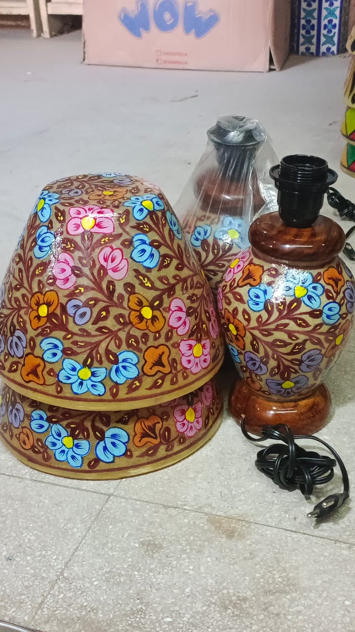16 inches Camel Skin Lamp Safalina