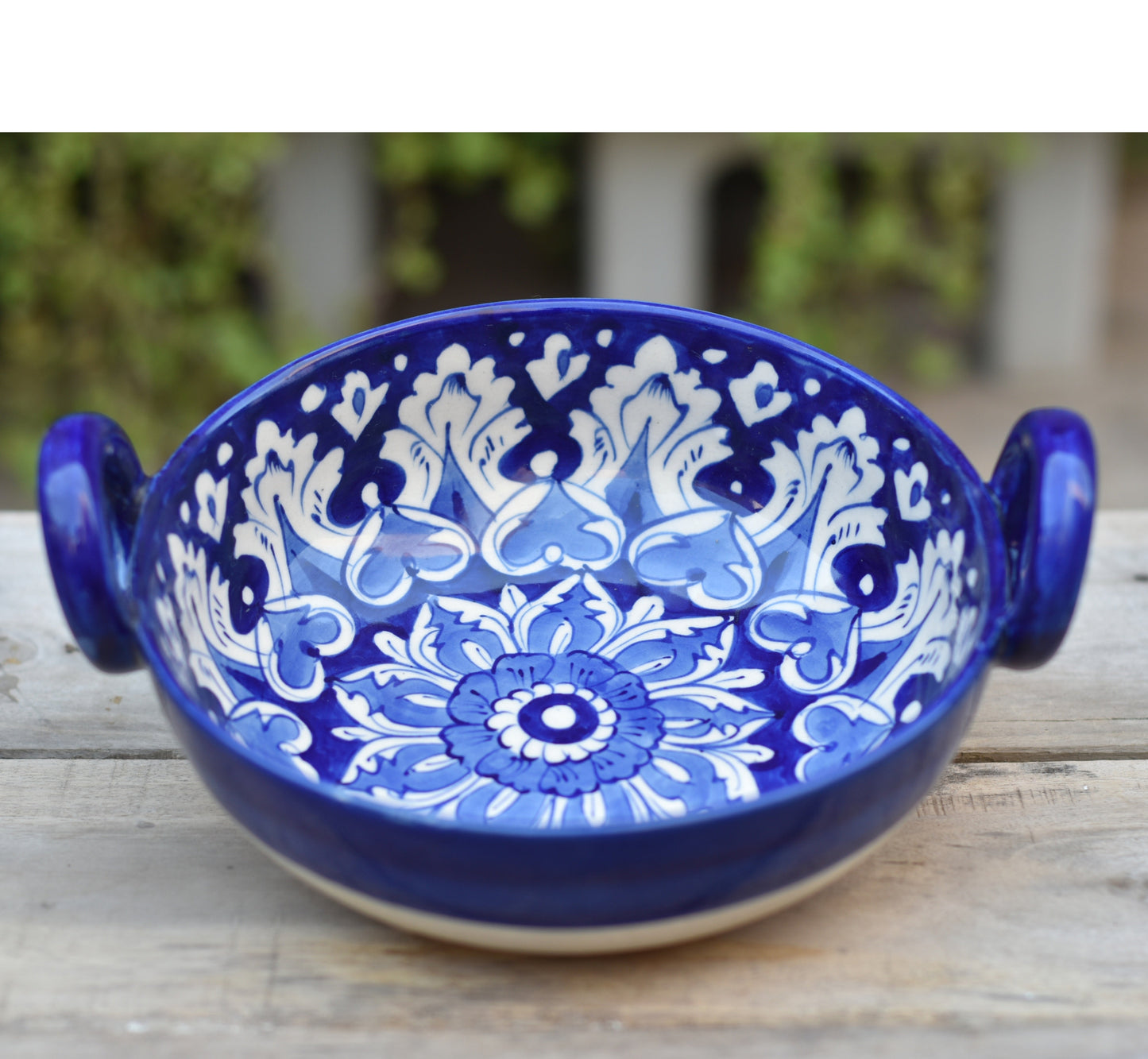 Iconic Blue Karahi/Traditional Wok|Blue Pottery Safalina