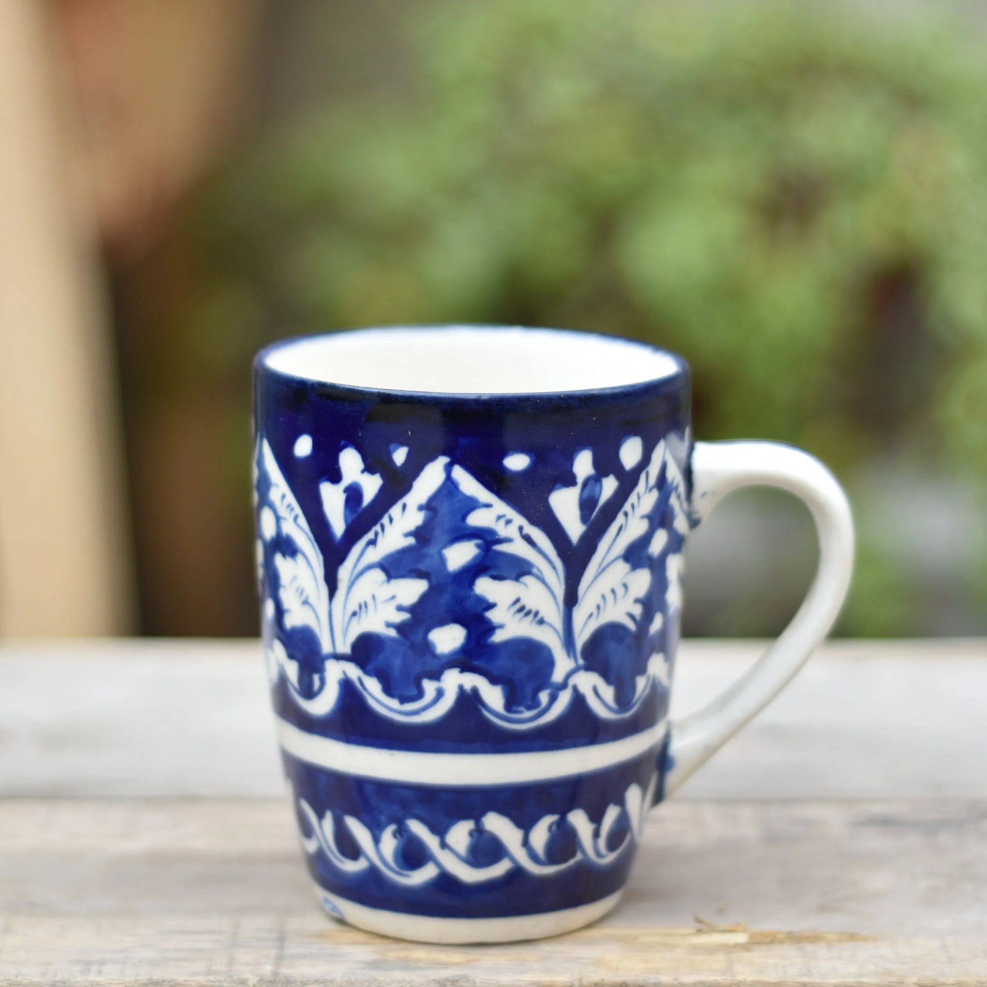 Classic Blue Mug with lid Safalina